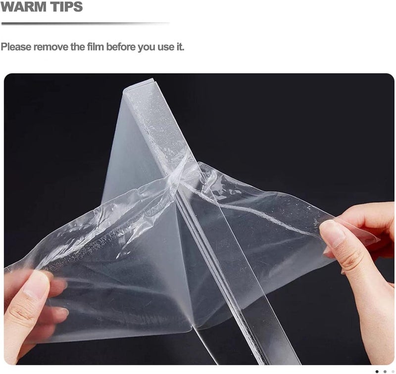 woobles 10 Pcs Shower Water Guard,Arcylic Tub Corner Guard For Kids | Thickened Bathroom Bath Tub Splash Guards With Super Tape For Restroom Bathroom - Image 5